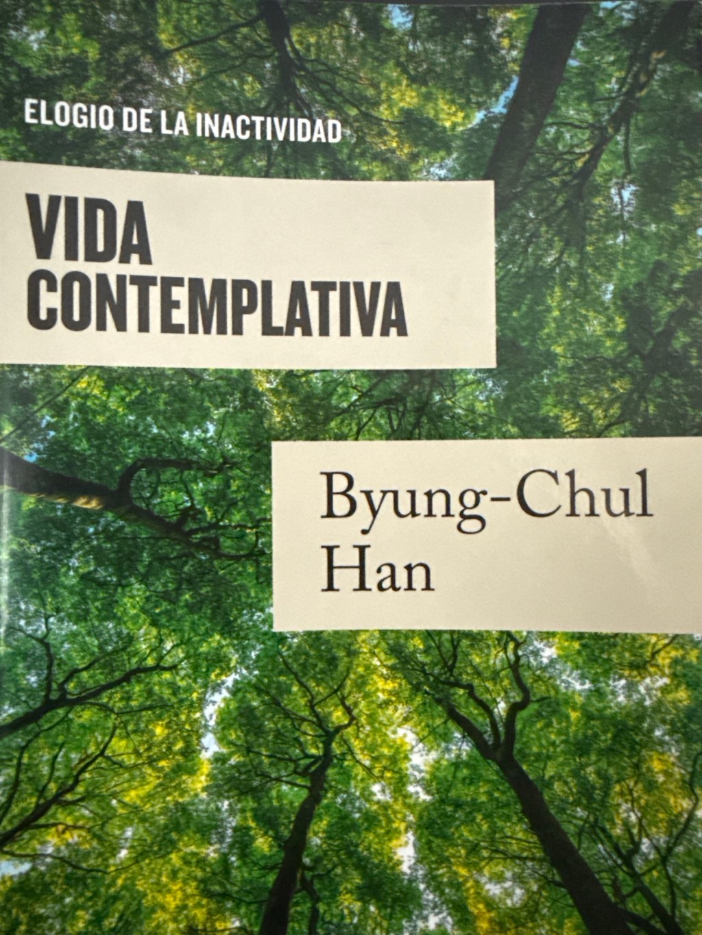 ELOGIO DE LA INACTIVIDAD. VIDA&nbsp;CONTEMPLATIVA.
